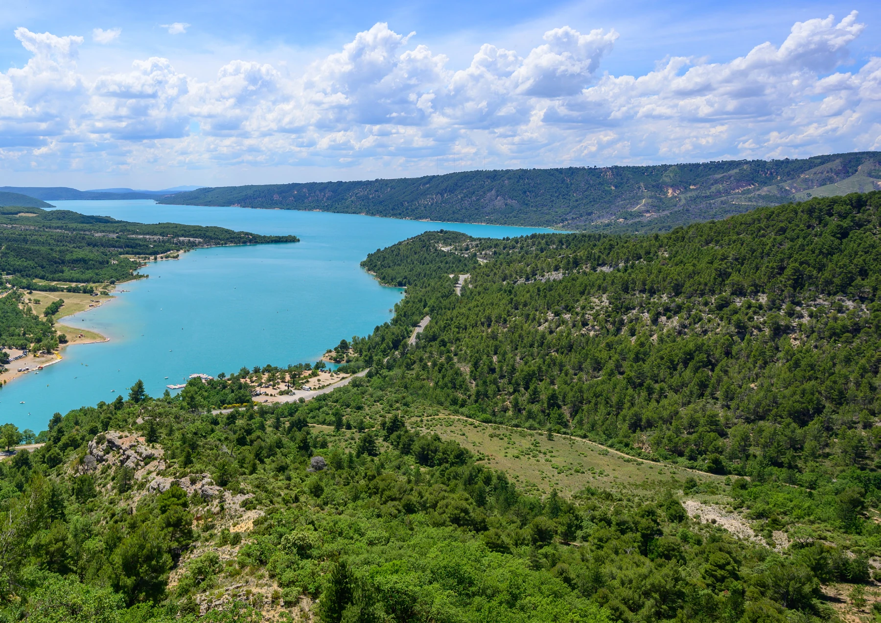 Le lac de Sainte-Croix et les paysages du Verdon