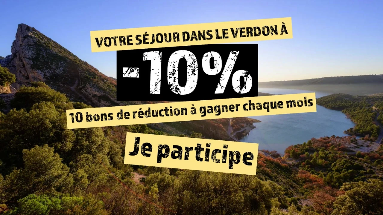 Jeu-concours, séjours dans le Verdon