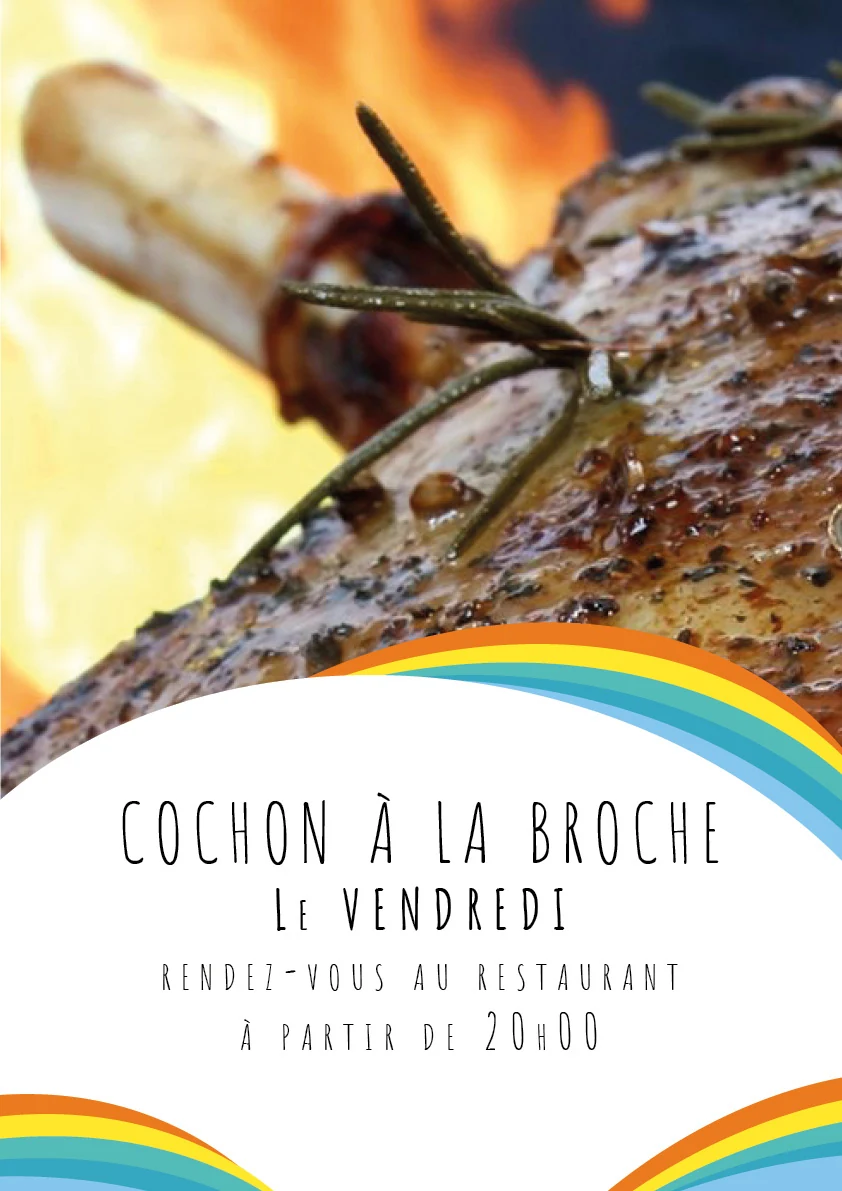 Cochon à la broche, le vendredi
