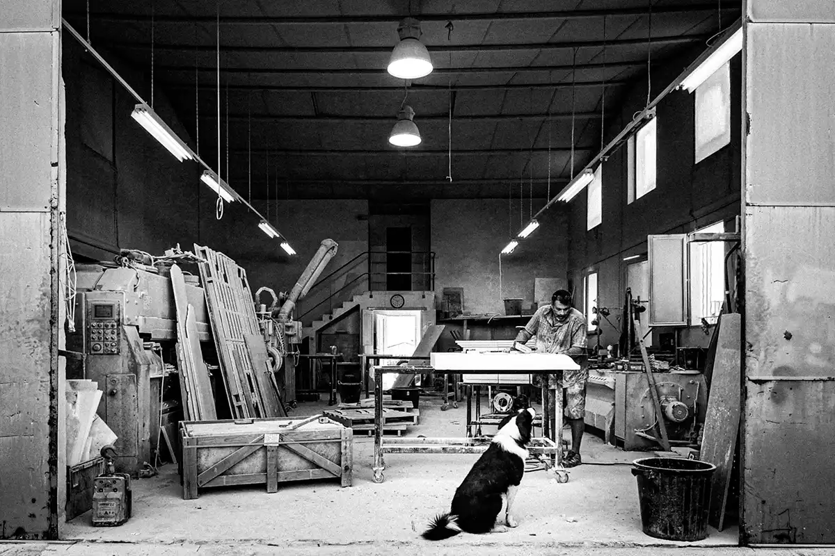 Reportage photographique dans un atelier artisanal